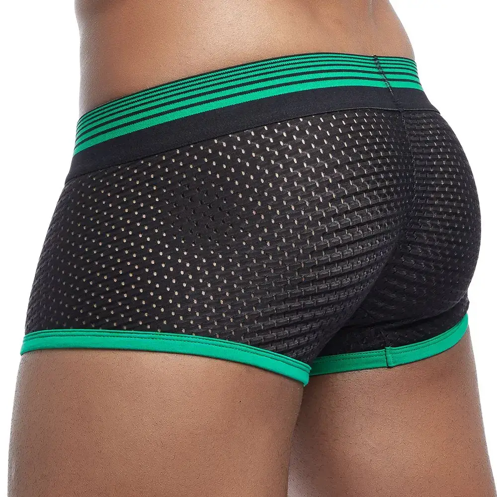 4PCS/Lot Boxer Men Mesh Breathable Boxershorts Men Underwear Shorts Panties Men Cuecas Boxer Underpants Calzoncillos 3256808053328844 — image 6
