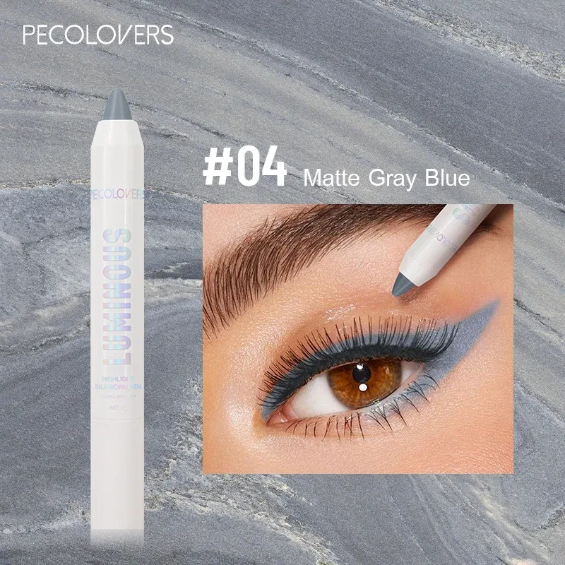Long-lasting Brightening Highlighter Sparkling Eye Corner Lying Silk Pen Face Highlight and Eye Shadow Pearl White Gliter Pen