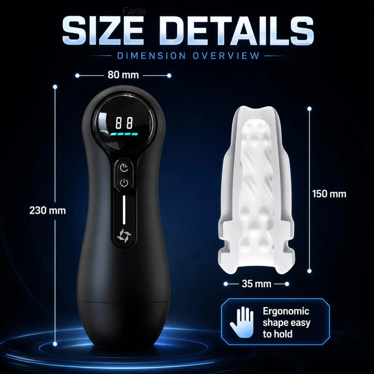 Masturbatore maschio automatico di vibrazione, pompino, macchina per succhiare, tazza di masturbazione, giocattoli vaginali in silicone per uomini, articoli per adulti — image 5