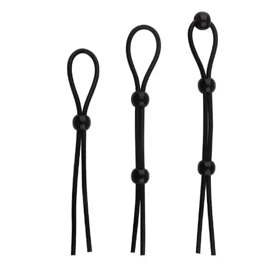 Penis Ring Rope Adjustable Sex Toys for Adults Men Silicone Ejaculation Delay Male Cockring — image 10