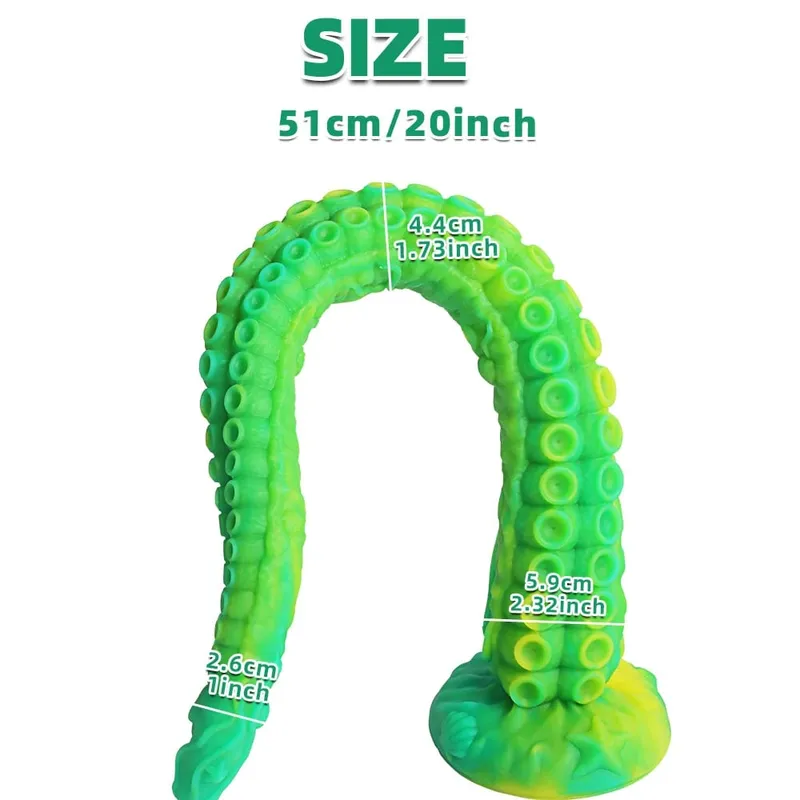 Fantasy Tentacle Dildo Monster Shape Soft Silicone Anal Plug Prostate Massager Huge Fake Penis Adult Erotic Sex Toys for Women