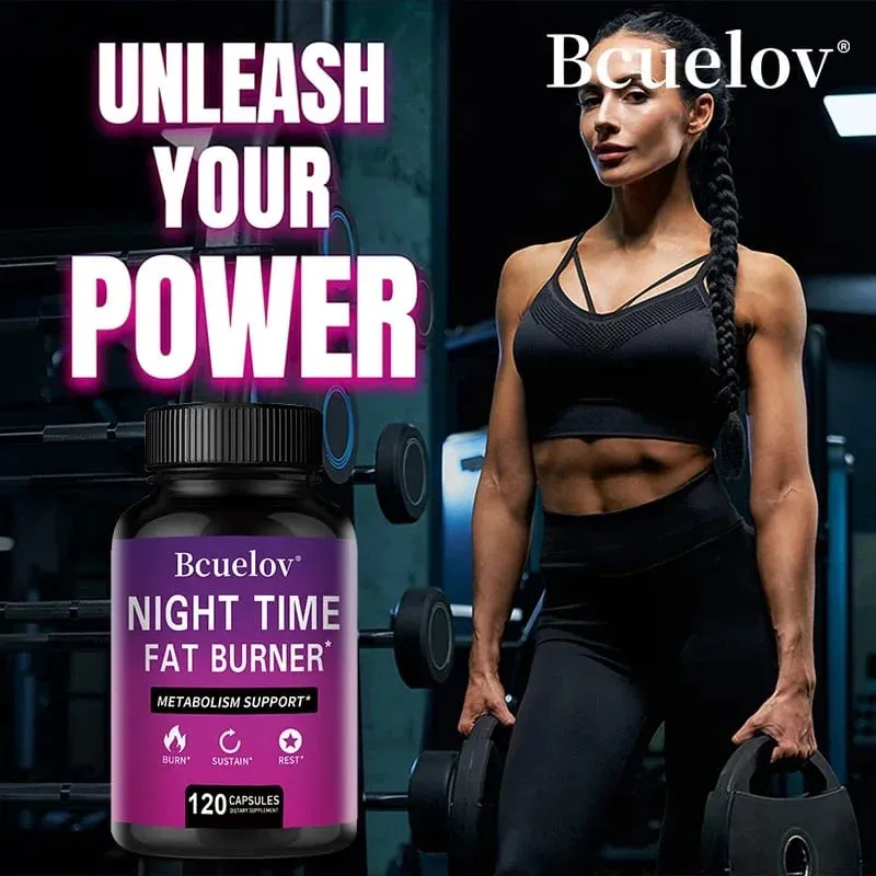 Best Nighttime Fat Burner - Thermogenic Fat Burner Natural Appetite Suppressant and Metabolism Booster Immune Health — image 3