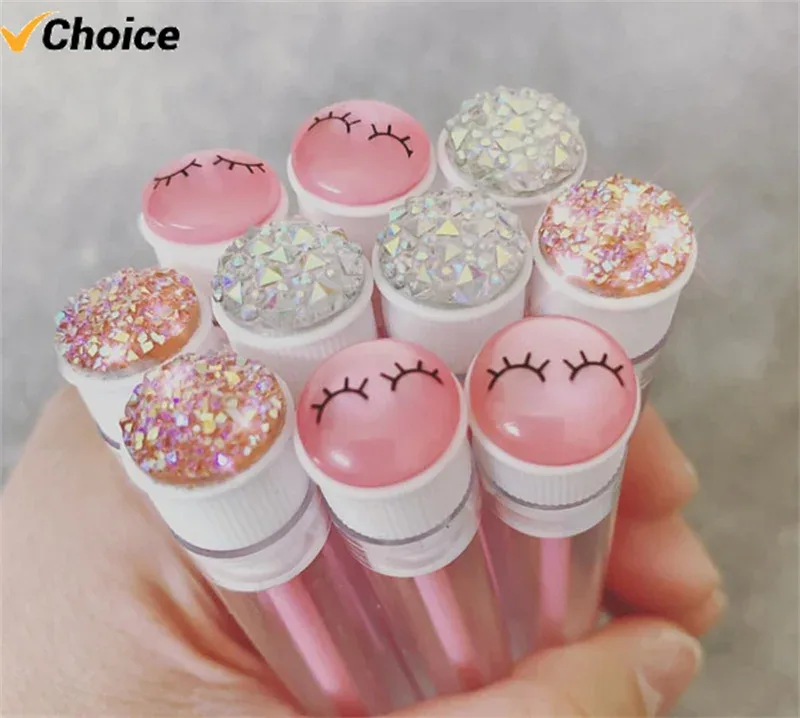 10pcs Reusable Eyelashes Brush Tube for Eyelash Extension Disposable Mascara Wands Eyebrow Brush Applicator EyeLash Brushes
