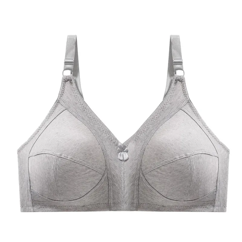 White Cotton Bra Big Bust 85 90 95 100 105 110 115 C D DD E F Cup Bras For Women Push Up Comfortable Seamless Sexy Lace Bh C01 — image 10