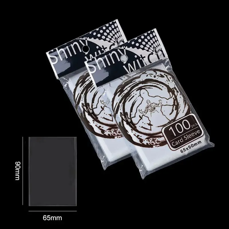 100-500Pcs Card Sleeves Transparent Cover Clear Protector Cards Holder For Board Playing Game ID Trading Folder Photo Pouch