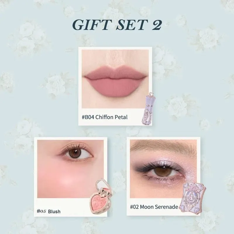 Flowers Knows Bunny Garden Collection Gift Set Makeup Eyeshadow Palette Velvet Matte Lip Stick Lip Cream Blush De Maquillaje — image 9