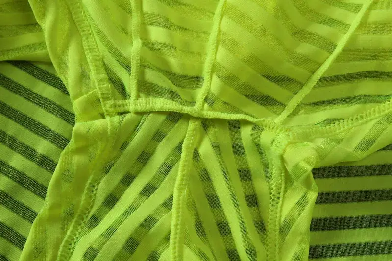 Transparent Underwear Sexy Men Ice Silk Striped Boxer Trunk Breathable Underpants U Convex Pouch Panties Man Boxer Briefs Short — image 22