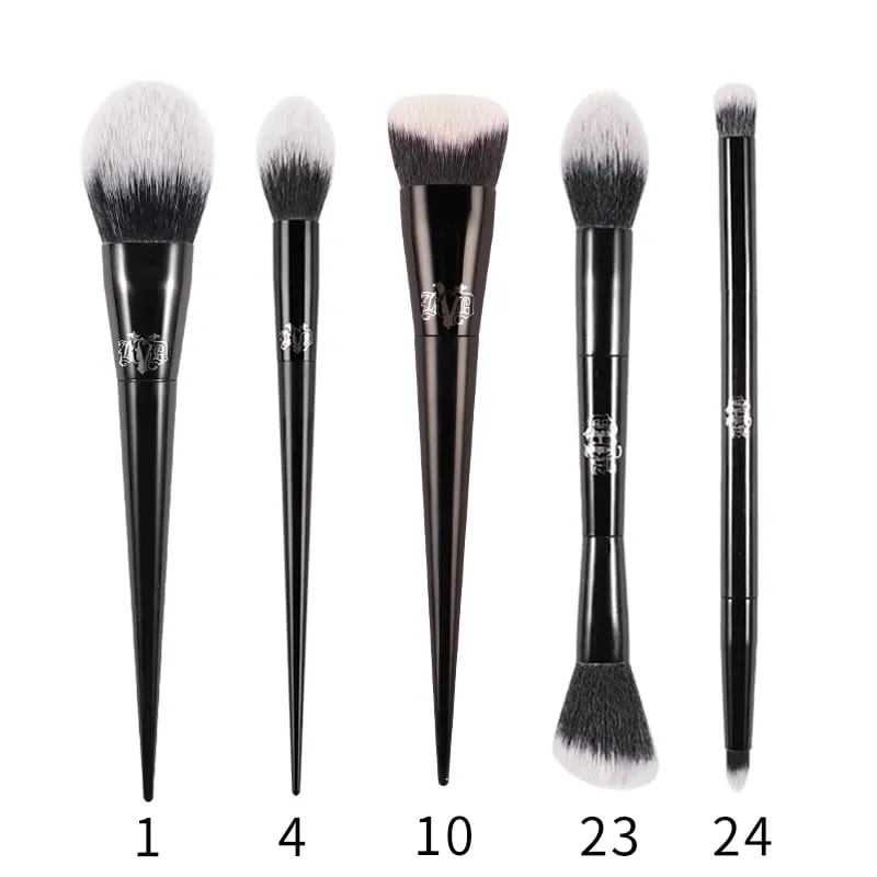 Kat Von D Makeup Brush Set & Kit Foundation Blush Highlight Concealer Powder Sculpting Eyeshadow Brush KVD Brand Makeup Brush — image 10