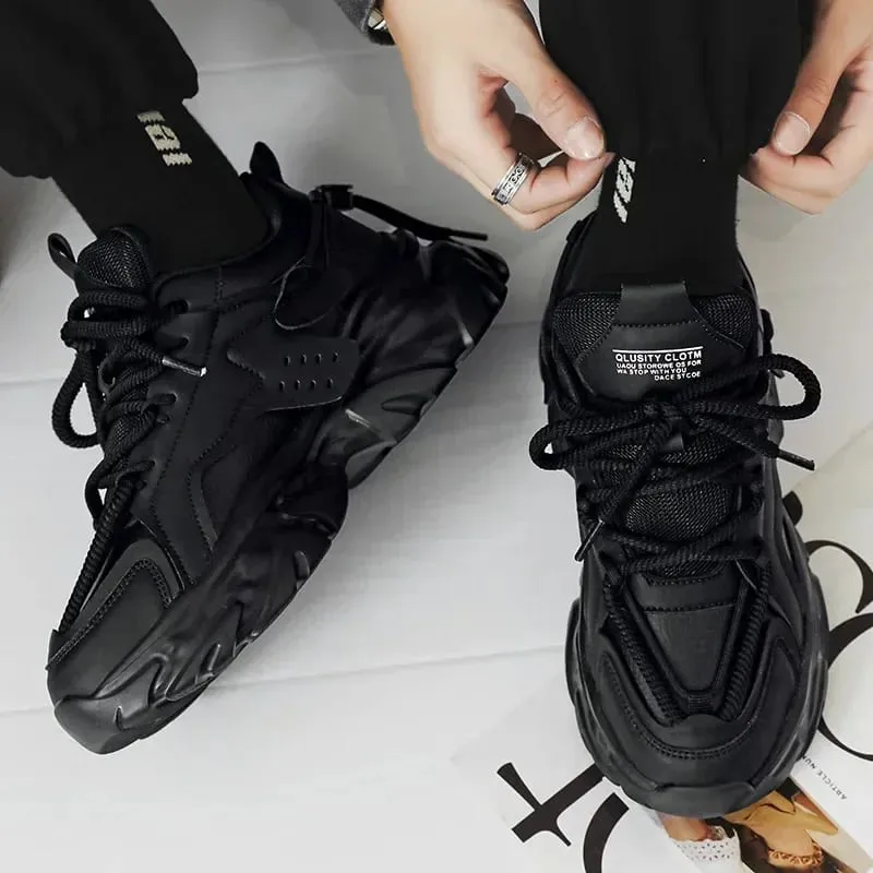 Mens Luxury Platform Sneakers 2026 Fashion Breathable Men Running Shoes Brand Non-slip Sports Shoes for Men Zapatillas De Hombre