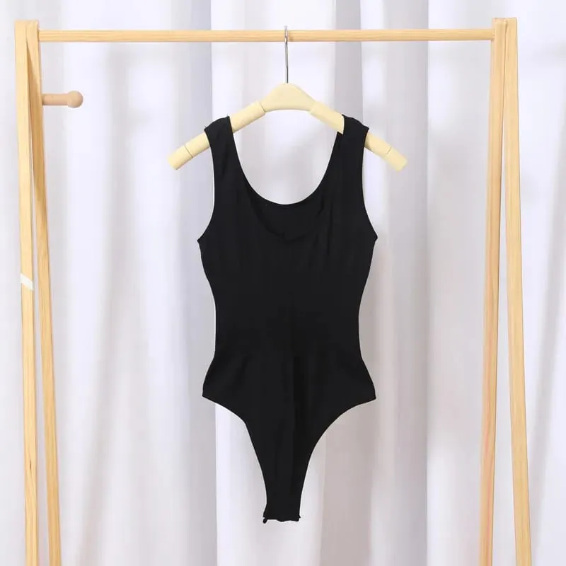 Women Non-wire Bra And Panties Set Seamless Underwear Lingerie Set Tummy Control Shapewear Slimming Thong Female Jumpsuit — image 9