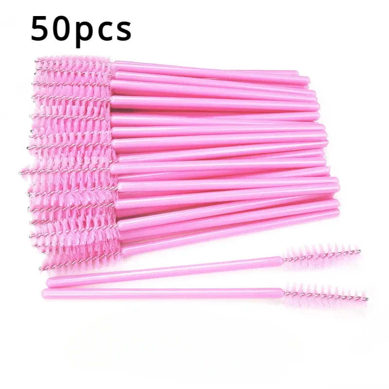 50/100/150pcs Eyelash Brushes Concealer Lash Brush Spoolies Mascara Wands Applicator for Eyelash Extension Makeup Set LAUKISS — image 27