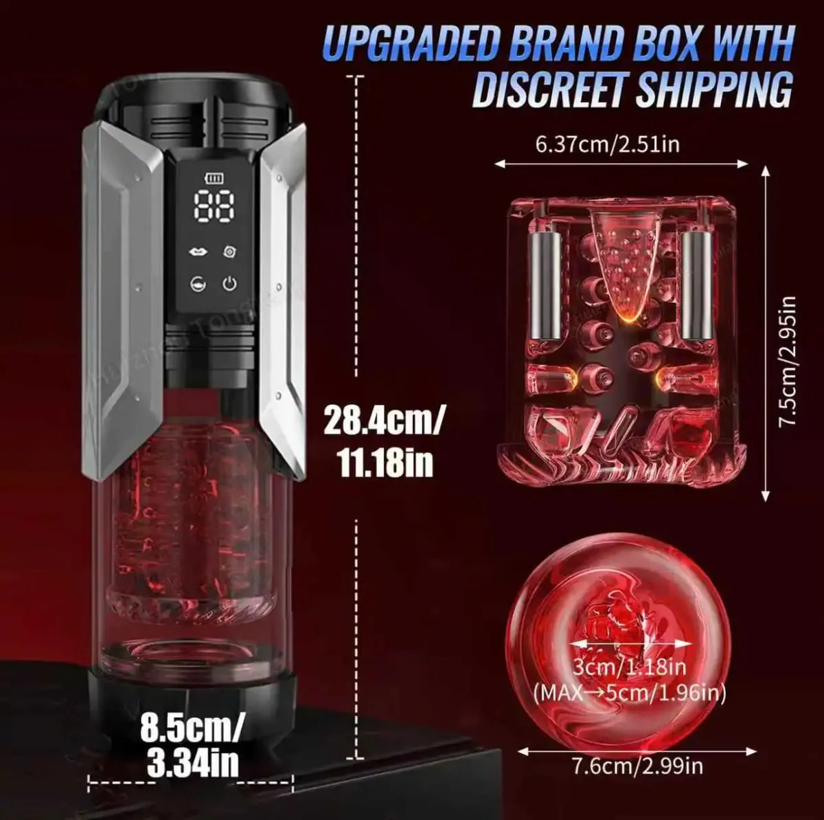 Automatic Male Masturbator Penis Pump Sucking Vibrating Thrusting Rotating 100% Waterproof Blowjob Adult Sex Toy Stroker For Men