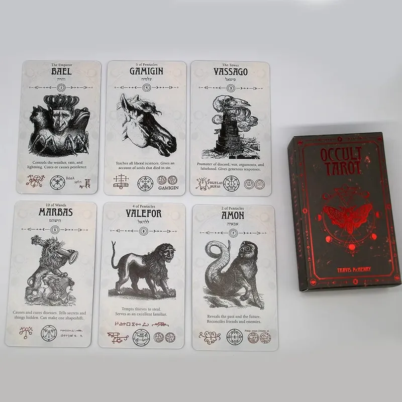 Occult Tarot cards English Borad games