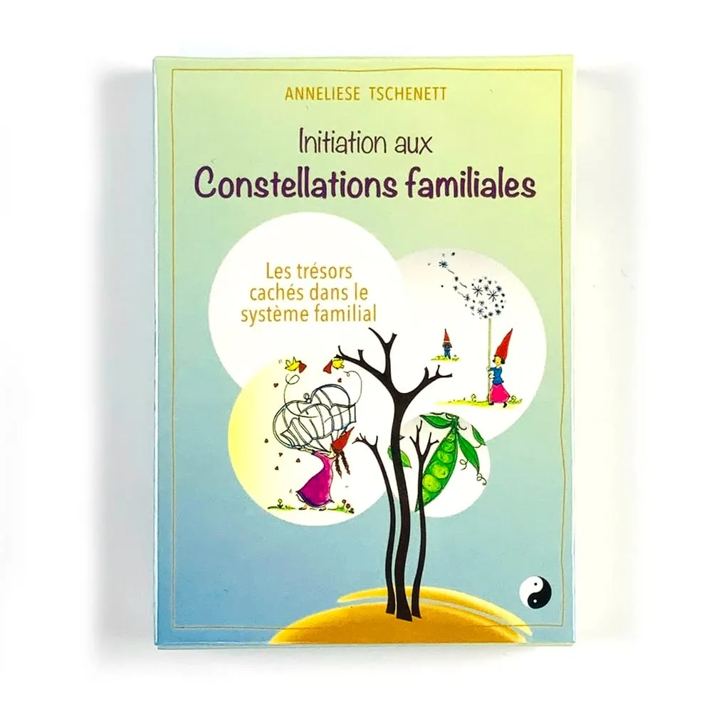 Constellations Familiales Carte da gioco 35 carte Versione francese Divinazione Oracle Deck Family Constellation Tool Regali di Natale — image 1