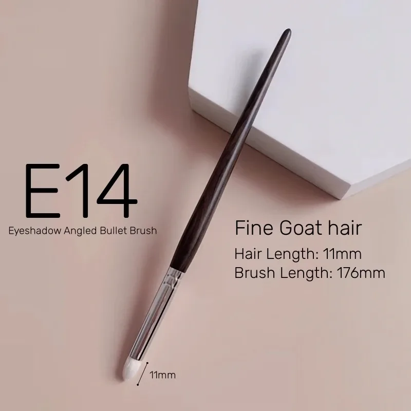 Eyeshadow Blending Brush Luxury Natural Fine Goat Hair Ebony Handle Eye Shadow Makeup Brushes Beauty Tools
