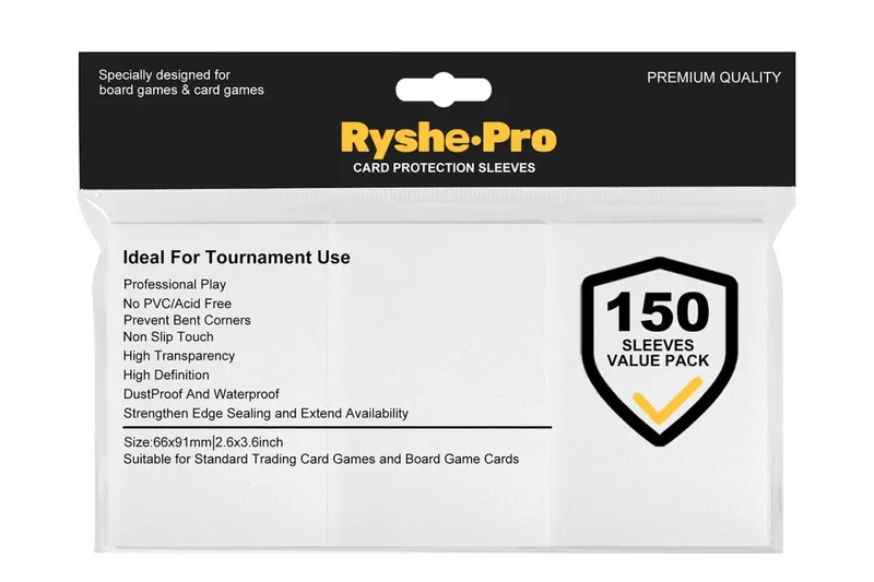 100pcs 2.5 "x 3.5" Premium Trading Card แขน 66x91 มม.ขนาดมาตรฐานกระดานการ์ดเกมสำหรับ MTG Magic Gathering Lorcana การ์ดเกม — image 15