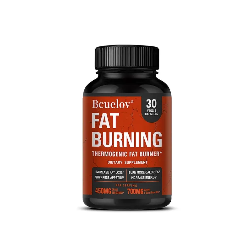 Acetyl-L-Carnitine Green Tea Extract and Caffeine Support Fat Burning Metabolism Improve Mood 30/60/120 Capsules