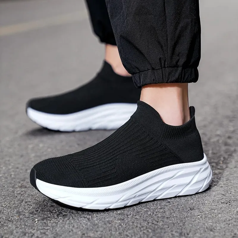 Men's Running Shoes Lightweight Breathable Mesh Elastic Comfortable Durable Fashion Casual Hot Selling Sports Sneakers — image 4
