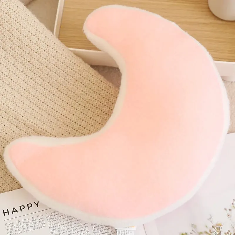Hot sale Candy Rainbow Lucky Cloud Star Moon Plush Pillow Colorful Crown Memeor Pillow Cushion Sofa Home Decoration Throw Pillow