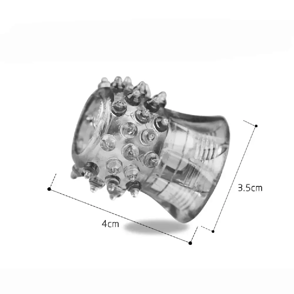 Penis Enlargement Sleeve Cock Ring Reusable Penis Ring Foreskin Bondage Delay Ejaculation Sex Toys for Men Erection Sex Shop — image 5