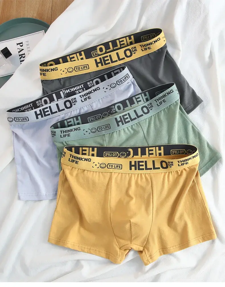 12Pcs Men's underwear Boxer Brief Plus size Cotton Panties Breathable Soft 40-130KG — image 7
