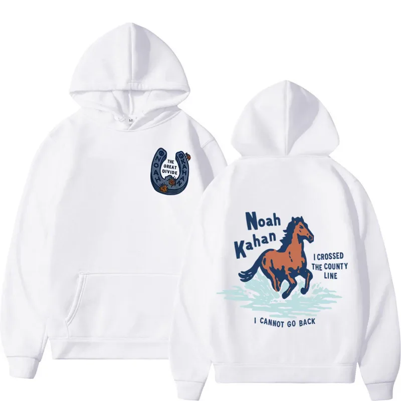 Noah Kahan The Great Divide Tour 2026 กราฟิกHoodiesผู้ชายผู้หญิงเสื้อผ้าแฟชั่นPullover Casualขนาดใหญ่เสื้อฤดูหนาว