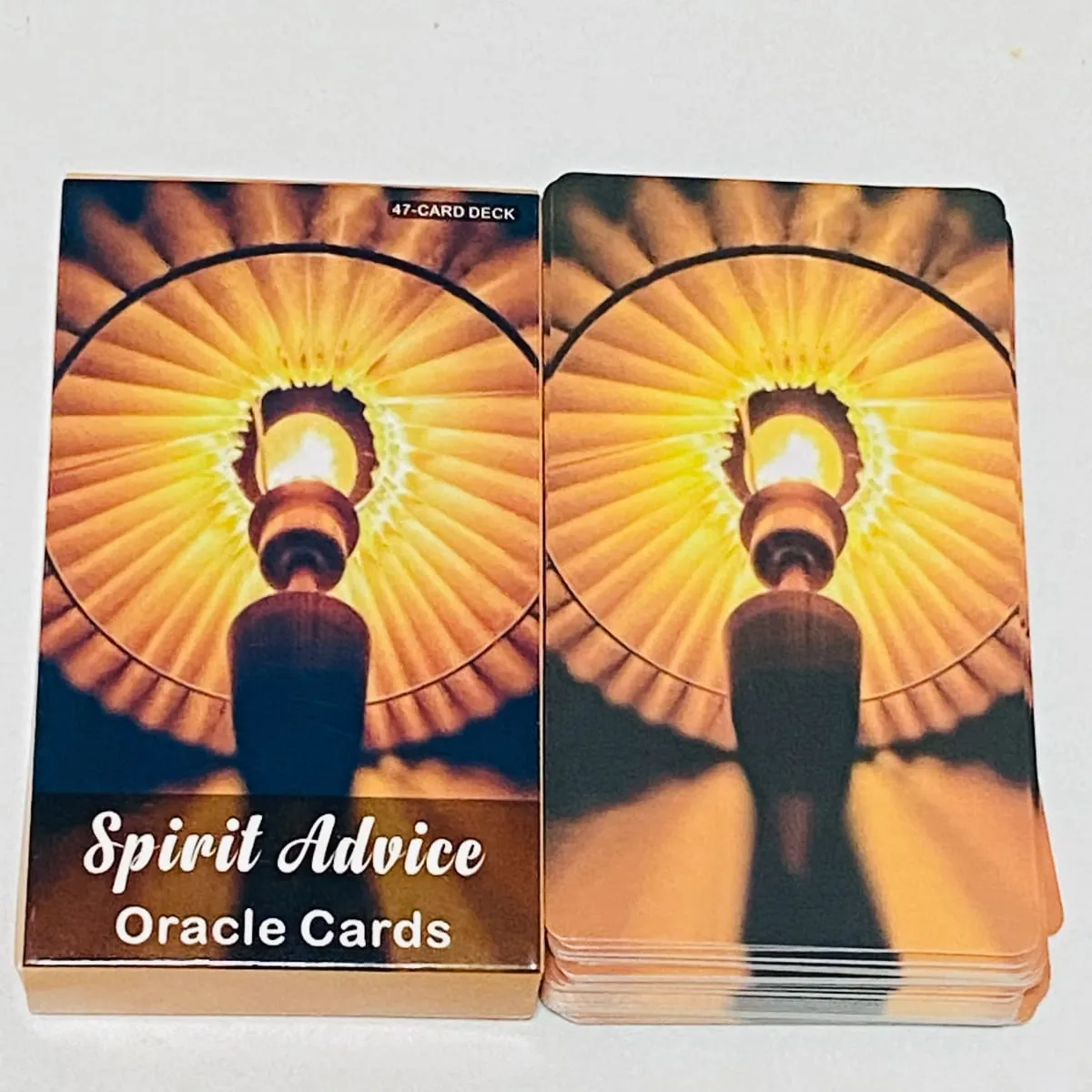 Spirit Advice Oracle Cards 47 Deck English Version Spirit Board Games with Keywords on Cards