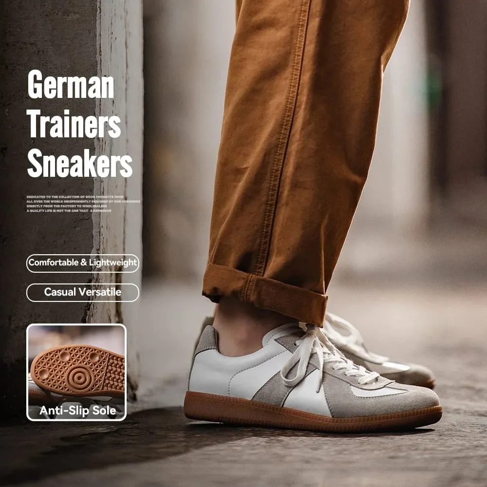Maden Vintage Patchwork German Trainer Sneakers Unisex Spring and Summer Sports Casual Shoes Lace-up Outdoor Shoes — image 1