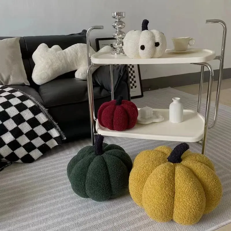 Soft And Cute Round Pumpkin Pillow Home Decoration Living Room Sofa Office Waist Pillow Halloween Gift — image 3
