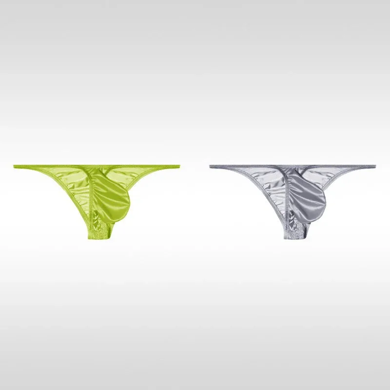 Men's Underwear Ice Silk Low Rise Sexy Bikini Briefs — image 22