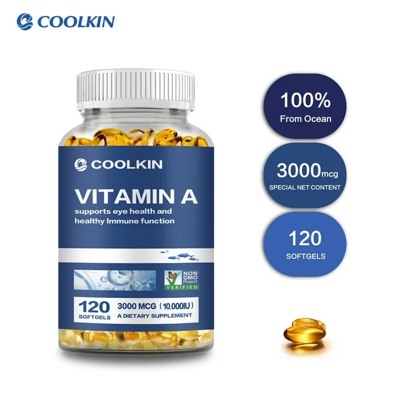 Vitamin A 10 000 IU - Promotes Eye Health Boosts Immunity Non-GMO — image 1