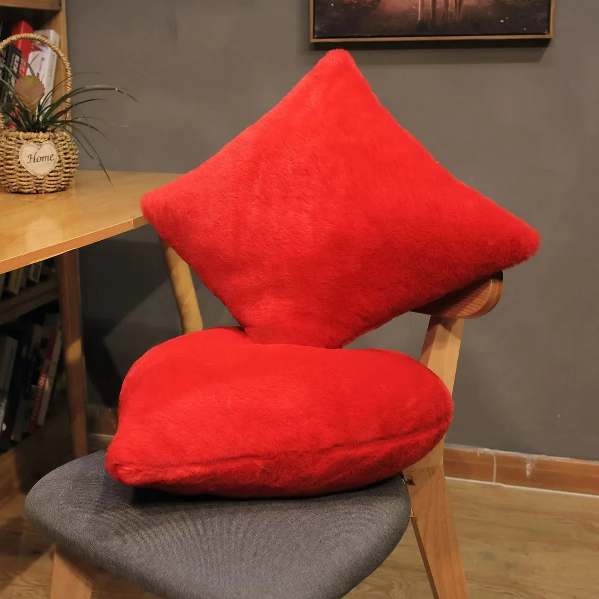 Creative Poker Card Plush Pillow Stuffed Red Heart Diamond Black Spade Club Soft Decorate For Sofa Chair Bed Man Gift — image 6