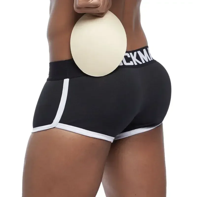 Brand sexy men underwear bulge enhancing men Boxer include Penis pad and hips buttocks double Removable push up cup 3256807779717113 — image 2