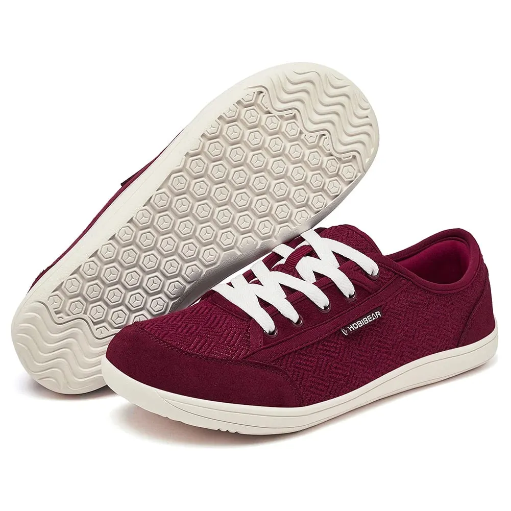 Barefoot Shoes Mens Womens | Zero Drop | Wide Toe | Minimalist Cowhide Leather Lace Up Fashion Sneakers — image 14