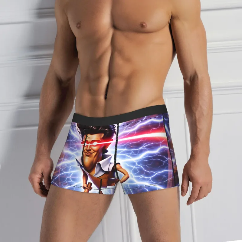 Charlie Kirk Meme Boxer Shorts pochette sous-vêtements haute qualité douane Shorts slips nouveauté hommes culottes grande taille 2XL — image 7