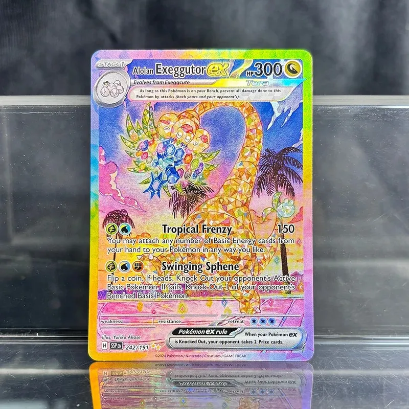Proxy Cards Surging Sparks Holographic Game Trading Collection Cards Pikachu Latias Hydreigon EX Single PKM Foil Cards (SV) — image 5