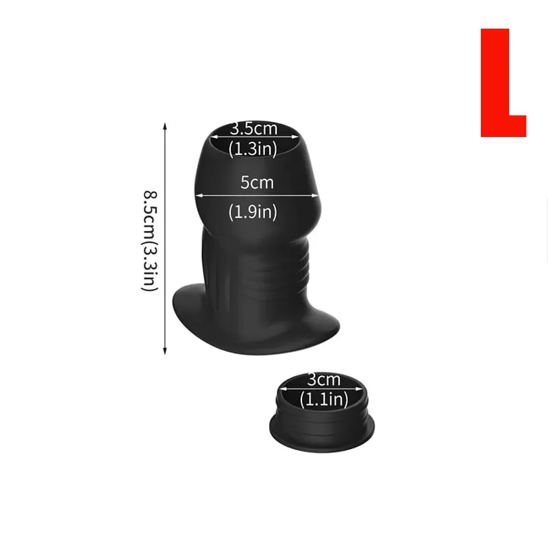 Spéculum creux furtif perles anales godemichet Anal avec bouchon extenseur Tunnel lavement Anus dilatation adulte jouets sexuels pour femmes hommes Gay — image 8