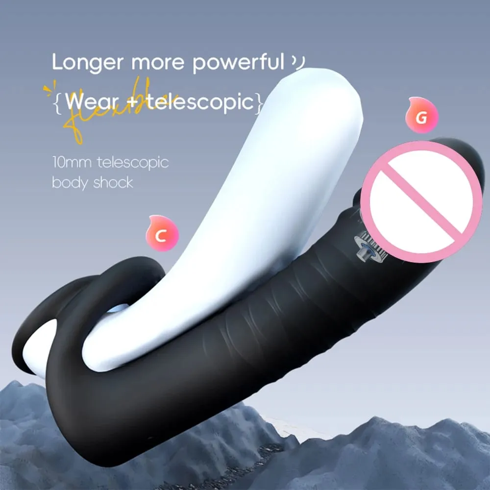 Remote Control Thrusting Anal Stimulator Cock Ring Ejaculation Delay Prostate Massager Anal Vibrator Adult Sex Toys for Men — image 2