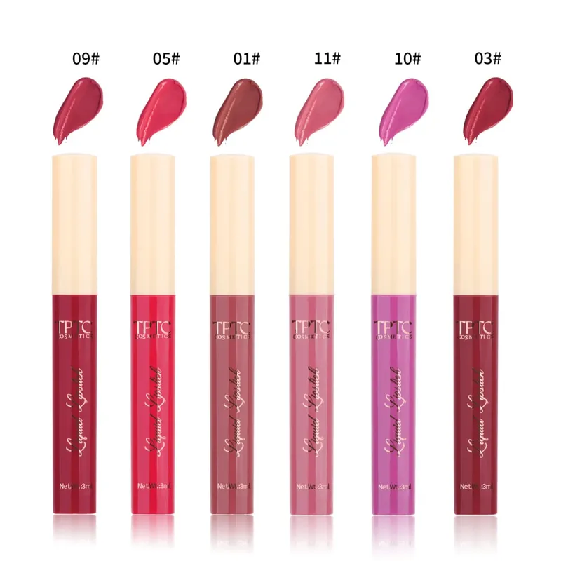 6-pack matte matte lipstick lip glaze long-lasting non-stick cup non-fading velvet lipstick lip gloss — image 6