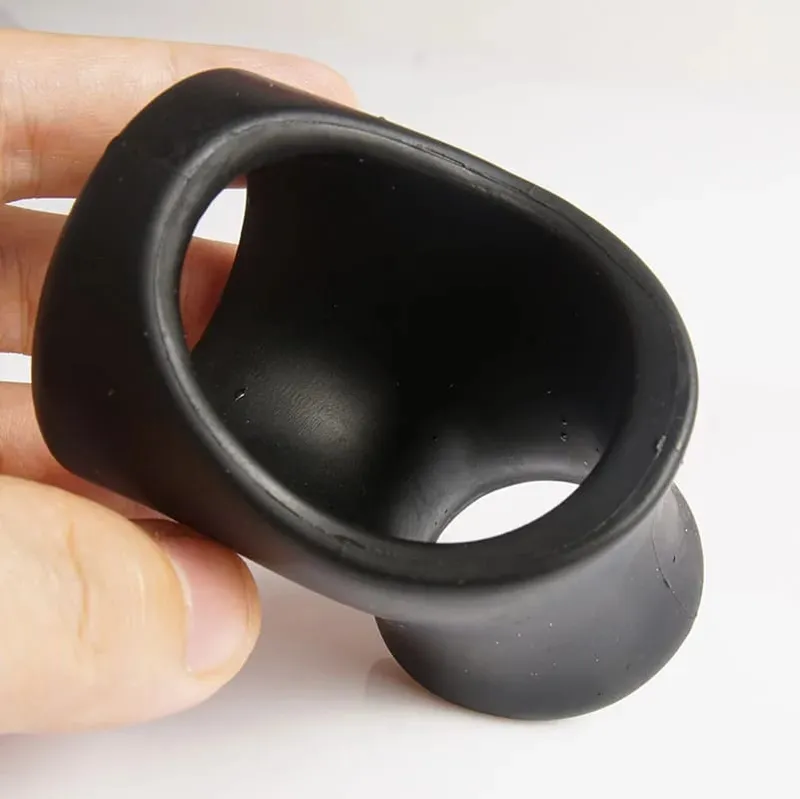 Penis Cock Ring Silicone Ball Stretcher Cockring Penisring Scrotum CBT Tug Sex Delay Ejaculation Toys BDSM Bondage Erection Men