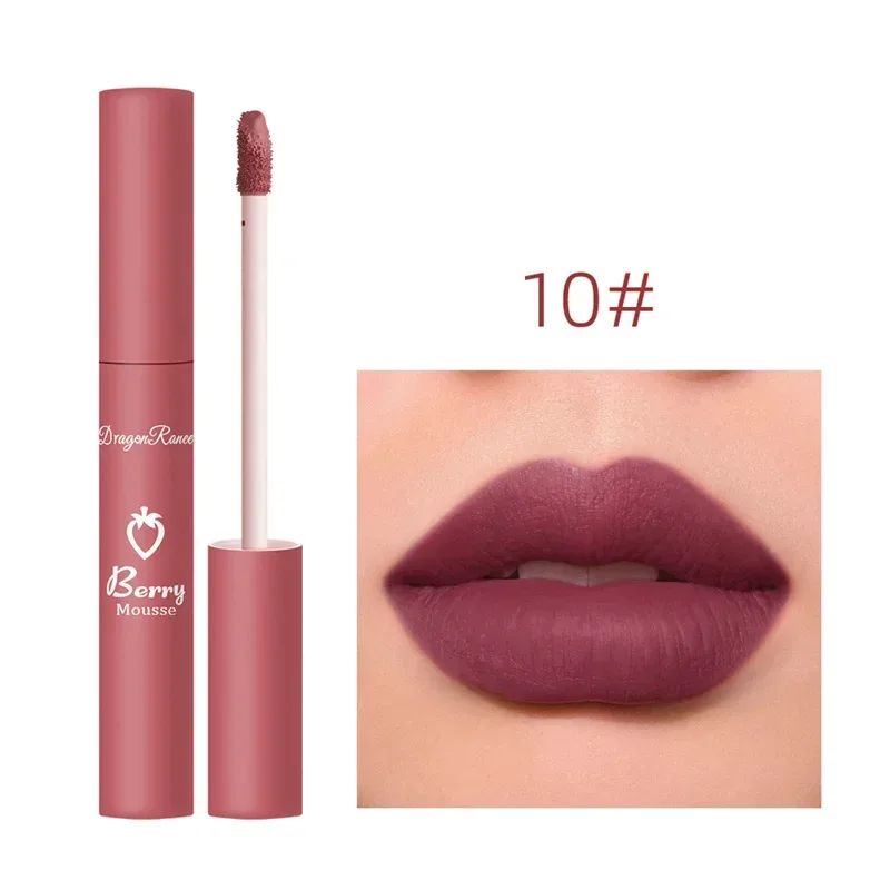 12 Colors Liquid Lipstick Nude Matte Sexy Waterproof Long Lasting Lip Gloss Moisturizing Velvet Non-stick Cup Lip Glaze Makeup — image 18