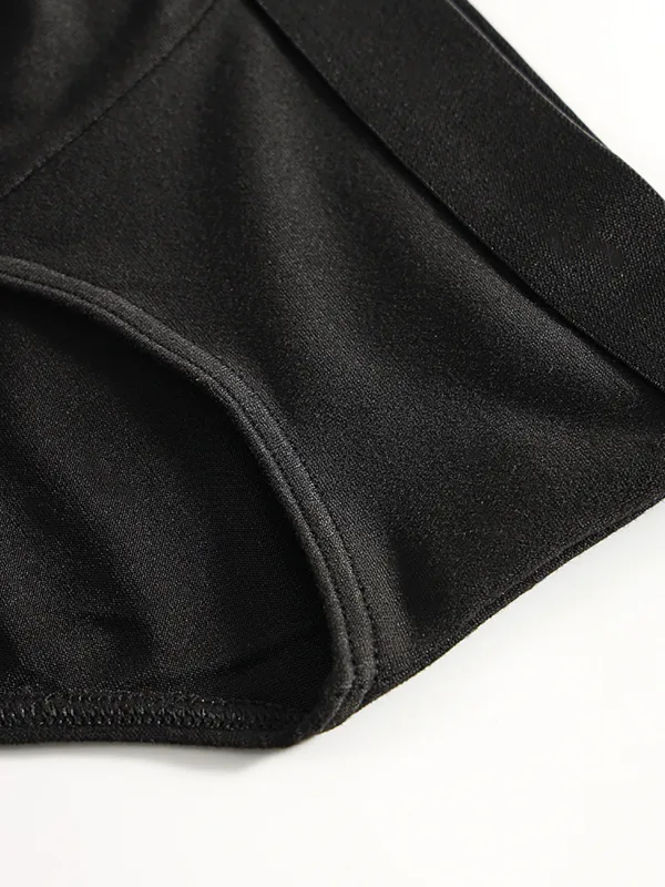 Sous-vêtements triangulaires pour hommes 4 pièces, simples et confortables pour un usage quotidien. Ensemble de sous-vêtements quatre couleurs, sous-vêtements pour hommes toutes saisons — image 6
