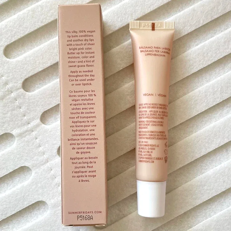 Summer Limited Rho Vanilla Beige LipBalm Moisturizing Transparent Lipstick Set Smooth Soft Tube Mirror Lip Gloss Lip Blum Makeup — image 18