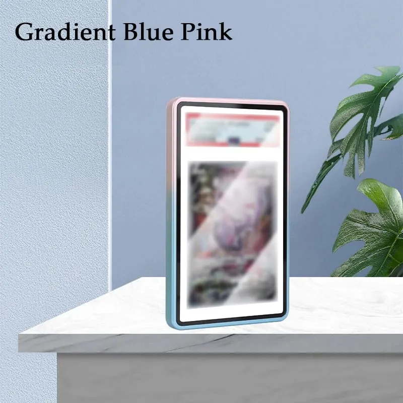 Gradient Color Aluminum Alloy Graded Cards Protector Case for PSA/BGS UV & Scratch Resistant Trading Card Bumper Display Holder