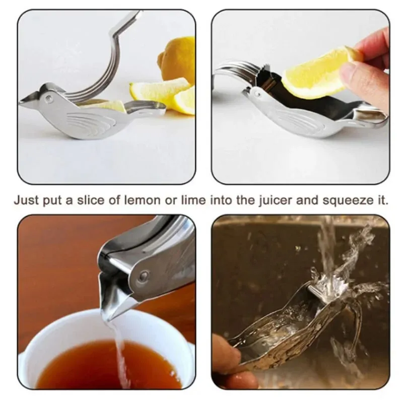 304 Roestvrij Staal Creatieve Vogel Citroenpersen Juicer Huishoudelijke Citroen Thee-ei Keuken Gadget Fruit Groente Gereedschap