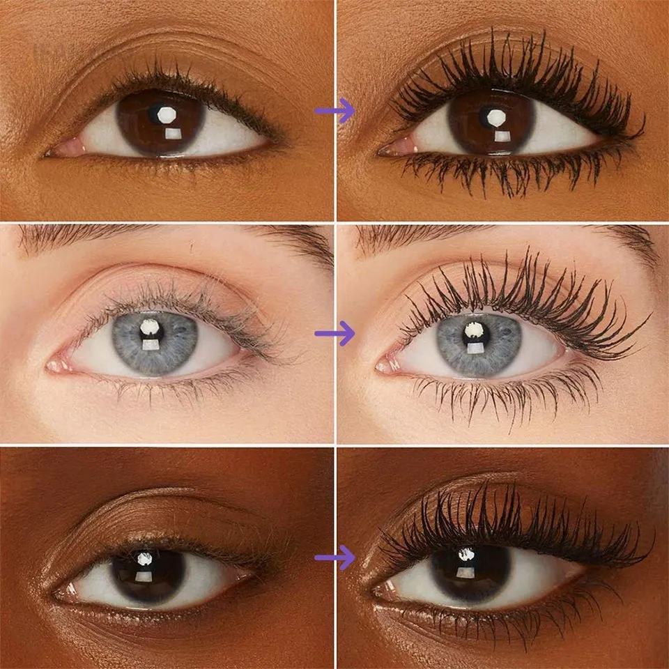 Red Wine Brown Eyelashes Mascara 5D Three-dimensional Eyelashes Curling Extension Non-smudge Waterproof Fast Dry Lsting Makeup — image 6