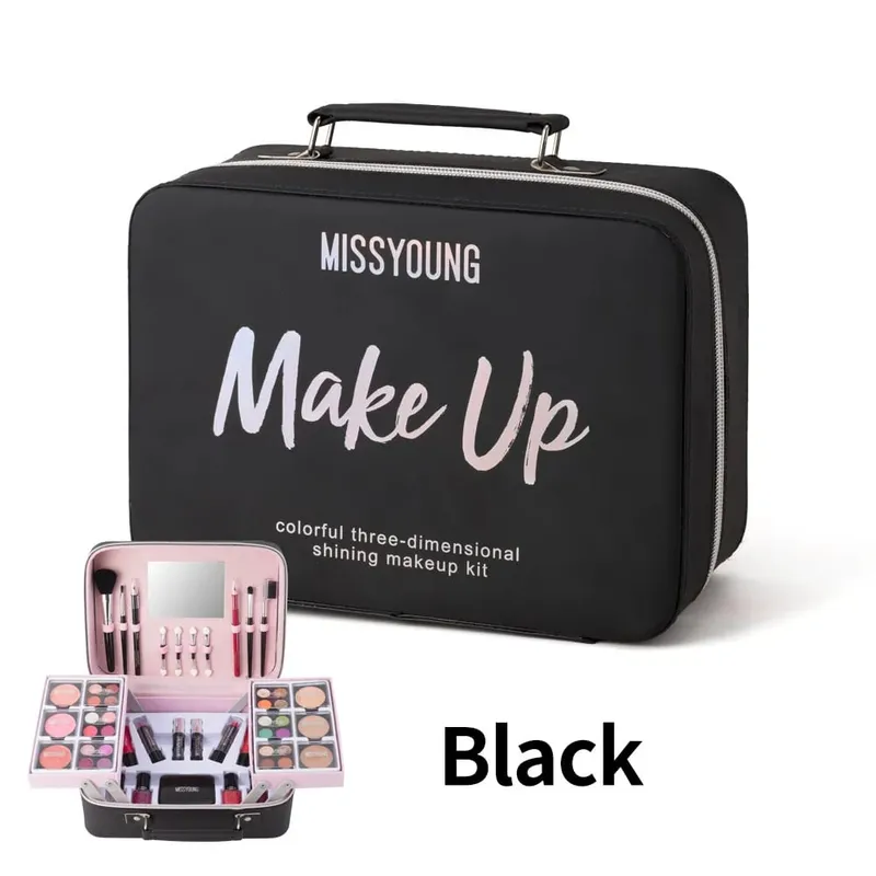 Popolare set di bellezza da 36 pezzi trucco eyeliner fard rossetto kit per il trucco quotidiano del viso set regalo di compleanno per le vacanze delle donne — image 9