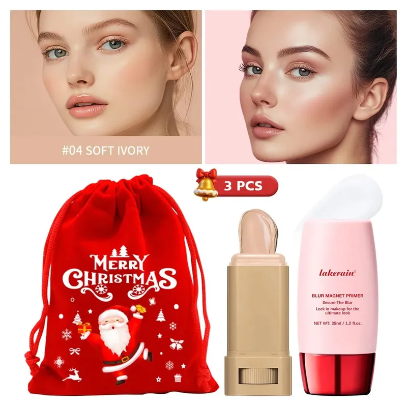 Blur Magnet Primer & Eraser Foundation Stick Langdurige poriën Minimaliseren van glad gezicht Make-up Oliecontrole Mat kerstcadeau — image 3
