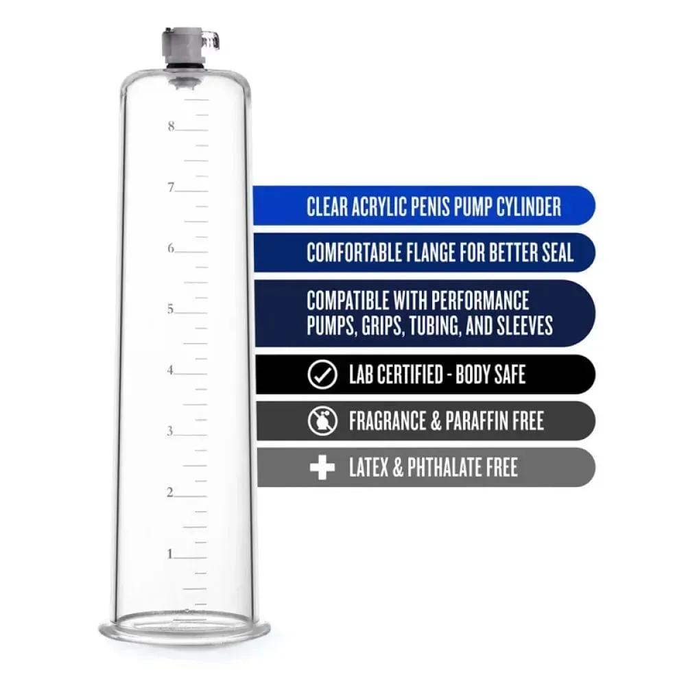 Acrylic Penis Pump Accessories Vacuum Penis Enlargement Device Masturbation Vacuum Pump Flange Pump Penis Cylinder Set Sex Toys — image 4