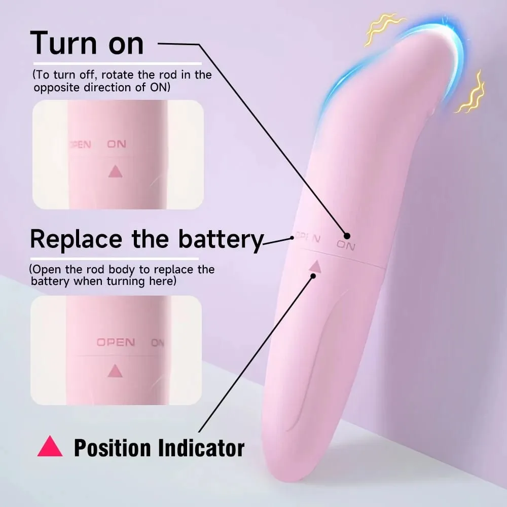 Mini vibratore a proiettile per donne Masturbazione G Spot Clitoride Stimolatore di vibrazioni anali per donne Massaggiatore Giocattoli del sesso per adulti — image 4